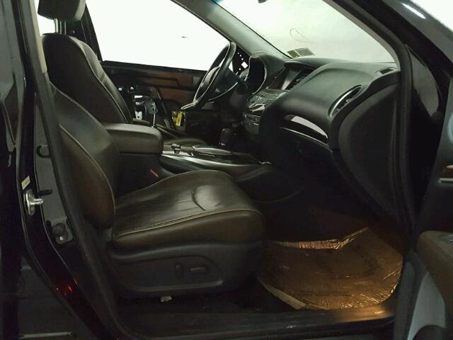 5N1AL0MM4DC316641 - 2013 INFINITI JX35 BASE BLACK photo 5