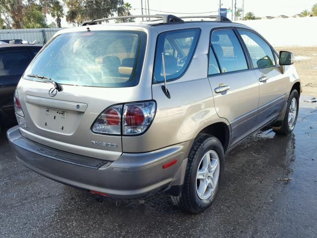 JTJGF10U030159771 - 2003 LEXUS RX 300 GOLD photo 4