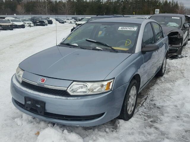 1G8AJ52F43Z165463 - 2003 SATURN ION LEVEL BLUE photo 2