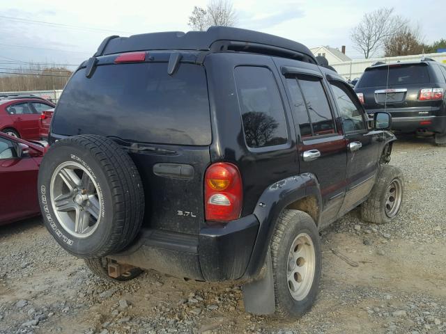 1J4GL38KX3W667019 - 2003 JEEP LIBERTY RE BLACK photo 4