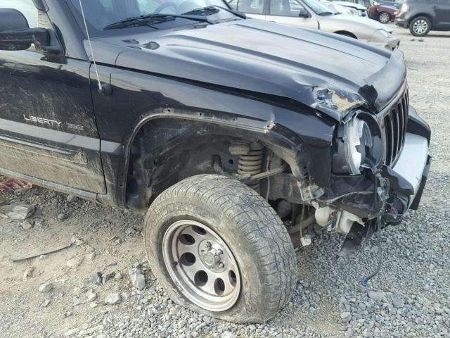 1J4GL38KX3W667019 - 2003 JEEP LIBERTY RE BLACK photo 9