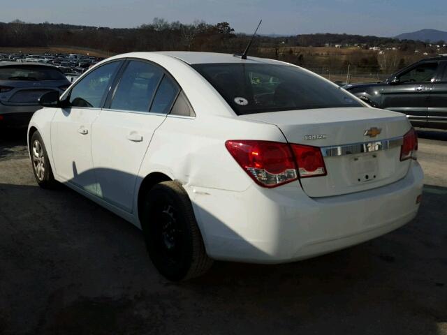 1G1PC5SH3C7365685 - 2012 CHEVROLET CRUZE LS WHITE photo 3