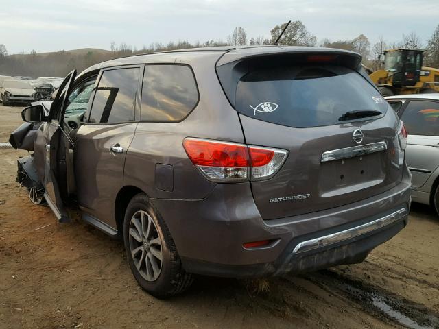 5N1AR2MN0DC679859 - 2013 NISSAN PATHFINDER GRAY photo 3