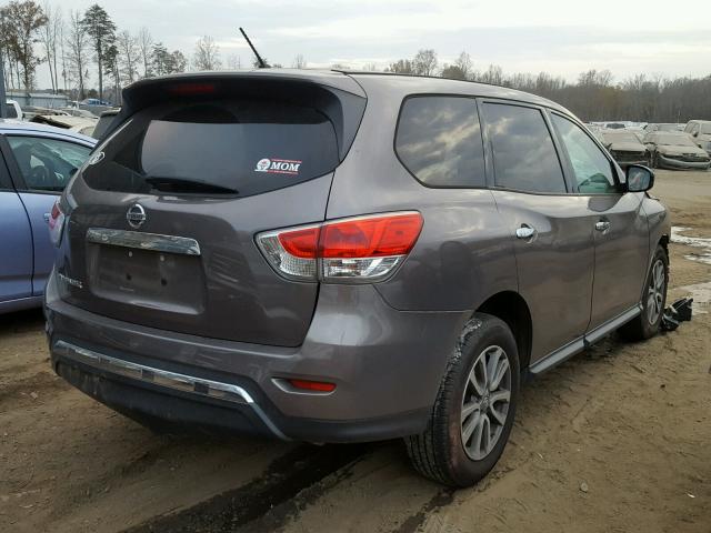5N1AR2MN0DC679859 - 2013 NISSAN PATHFINDER GRAY photo 4