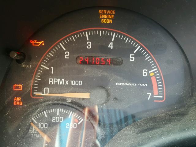 1G2NE52T51M634429 - 2001 PONTIAC GRAND AM S Qara foto 8