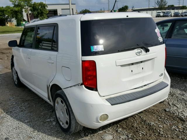 JTLZE4FE7A1117125 - 2010 TOYOTA SCION XB თეთრი ფოტო 3