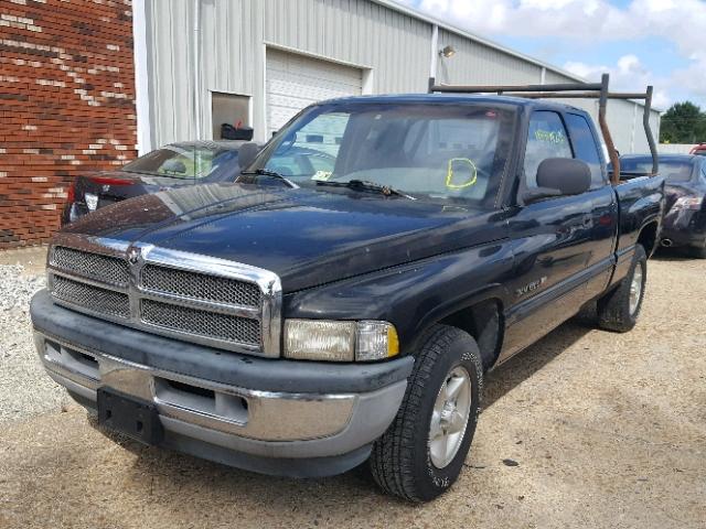 1B7HC13Y4XJ595876 - 1999 DODGE RAM 1500 BLACK photo 2