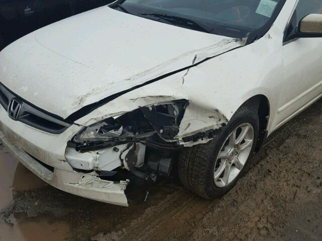 1HGCM66507A800648 - 2007 HONDA ACCORD EX WHITE photo 9