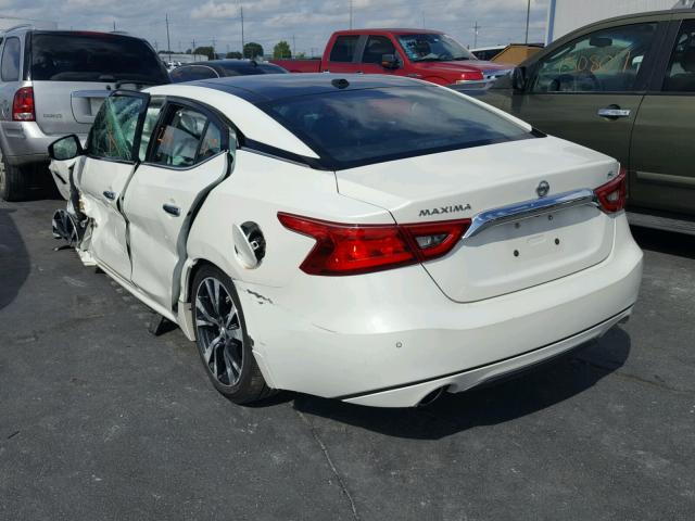 1N4AA6AP8HC425479 - 2017 NISSAN MAXIMA 3.5 WHITE photo 3