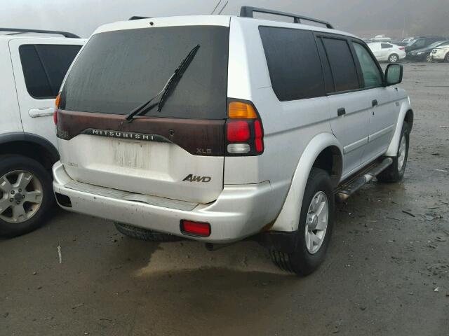 JA4MT31R72J049730 - 2002 MITSUBISHI MONTERO SP GRAY photo 4