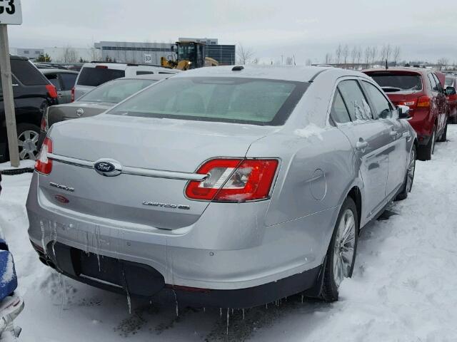 1FAHP2JW2CG141148 - 2012 FORD TAURUS LIM SILVER photo 4