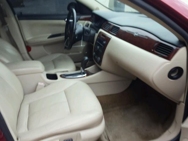 2G1WD58C889115031 - 2008 CHEVROLET IMPALA SUP 红色 照片 5