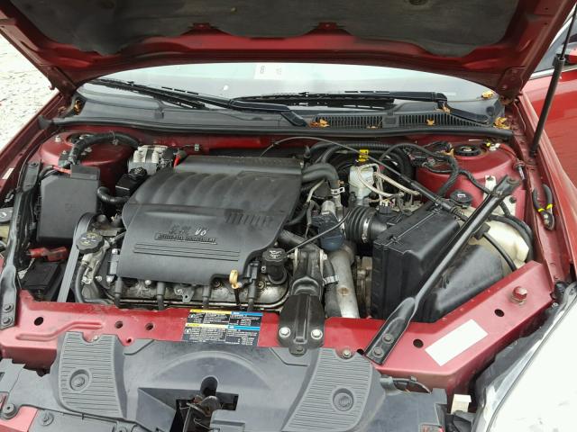2G1WD58C889115031 - 2008 CHEVROLET IMPALA SUP 红色 照片 7