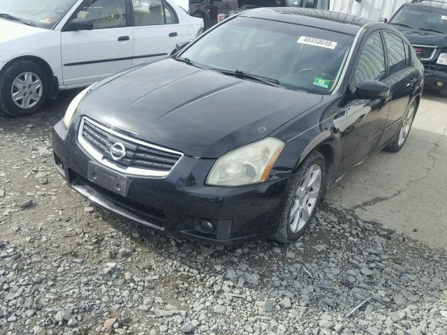 1N4BA41E57C812349 - 2007 NISSAN MAXIMA SE BLACK photo 2