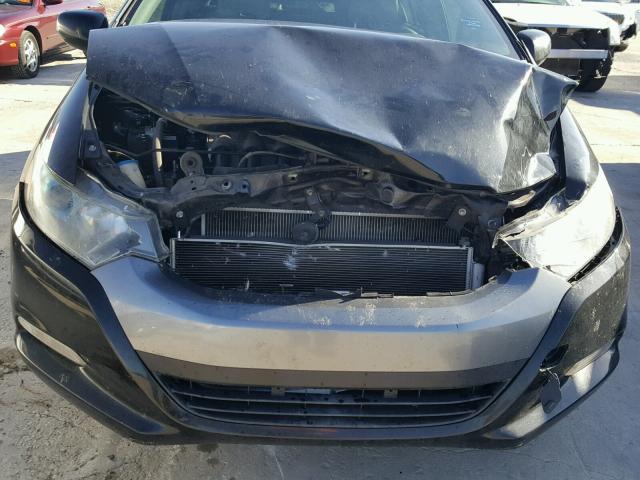 JHMZE2H30BS007958 - 2011 HONDA INSIGHT BLACK photo 9