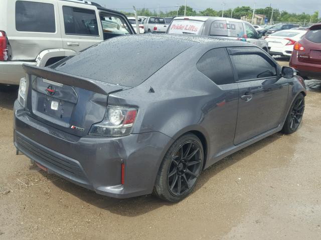 JTKJF5C75F3092649 - 2015 TOYOTA SCION TC 灰色 照片 4