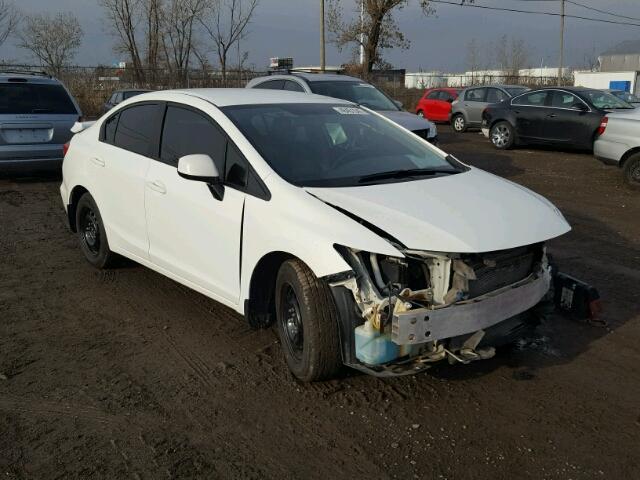 2HGFB2F40CH100126 - 2012 HONDA CIVIC LX WHITE photo 1