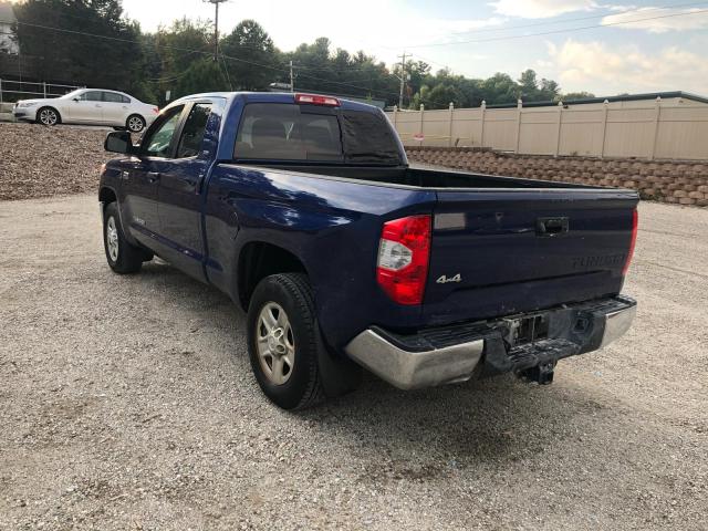 5TFUY5F11FX480251 - 2015 TOYOTA TUNDRA DOU BLUE photo 3