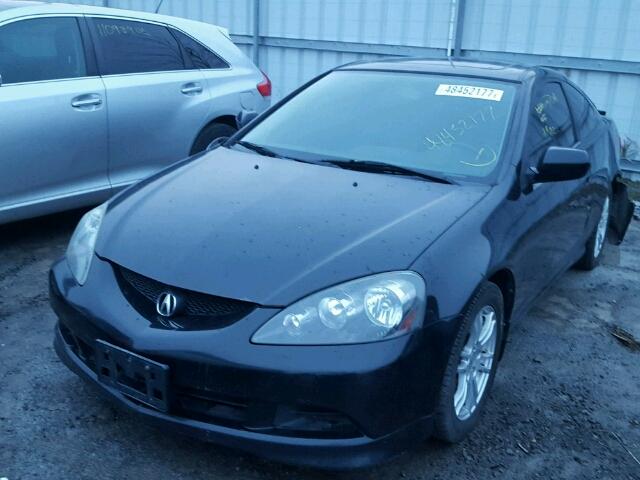 JH4DC54835S802672 - 2005 ACURA RSX BLACK photo 2