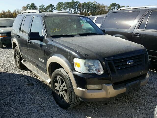 1FMEU64E56UB25835 - 2006 FORD EXPLORER E BLACK photo 1