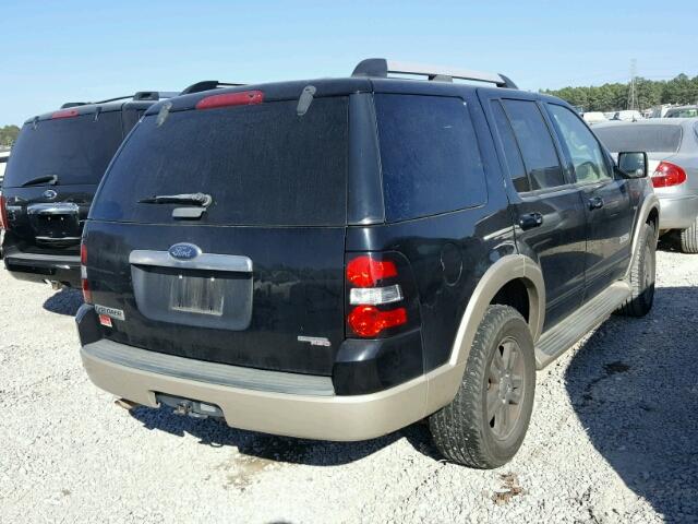 1FMEU64E56UB25835 - 2006 FORD EXPLORER E BLACK photo 4