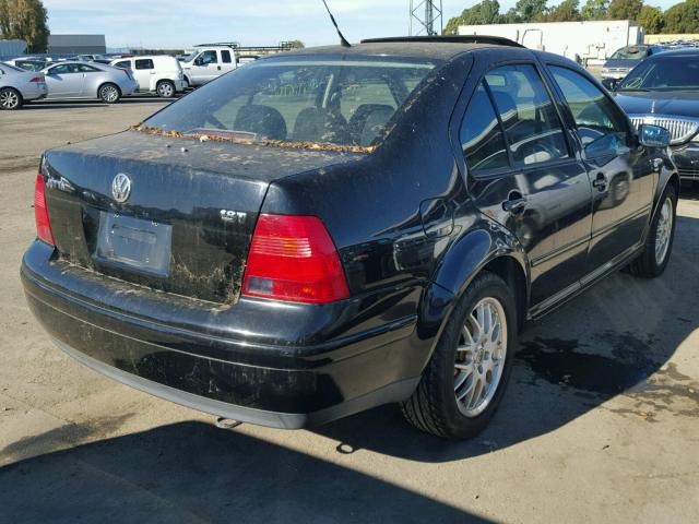 3VWSD69M11M182261 - 2001 VOLKSWAGEN JETTA GLS BLACK photo 4