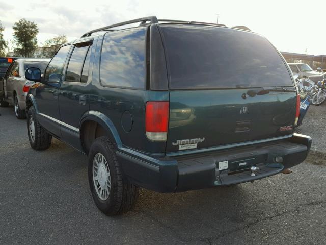 1GKDT13W3W2562748 - 1998 GMC JIMMY GREEN photo 3