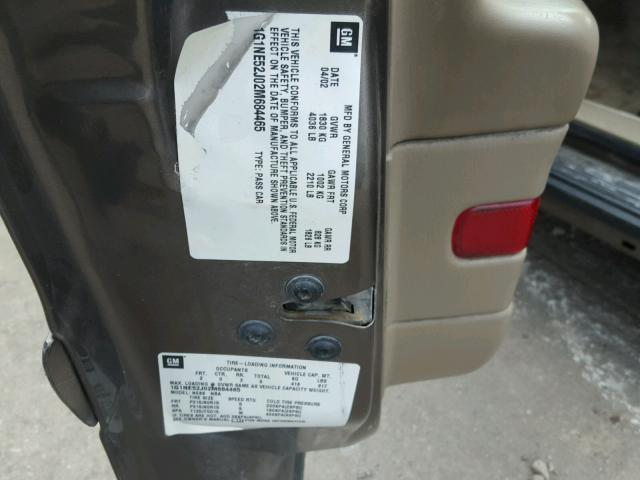 1G1NE52J02M684465 - 2002 CHEVROLET MALIBU LS 米色 照片 10