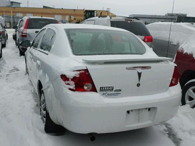 1G2AJ55F177171728 - 2007 PONTIAC G5 WHITE photo 3