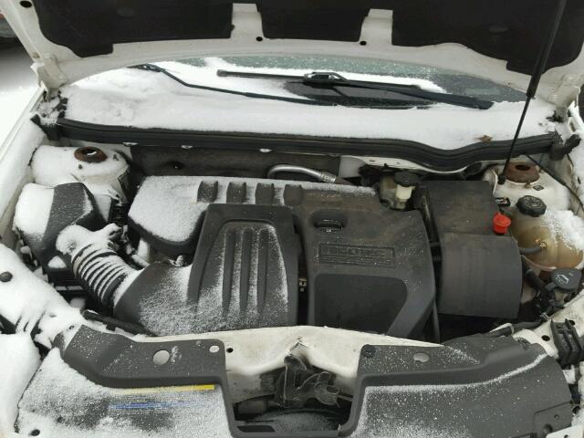 1G2AJ55F177171728 - 2007 PONTIAC G5 WHITE photo 7