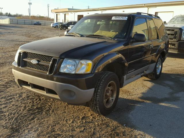 1FMZU70E72UC31758 - 2002 FORD EXPLORER BLACK photo 2