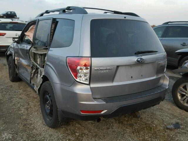 JF2SH6BC2AH784553 - 2010 SUBARU FORESTER X SILVER photo 3