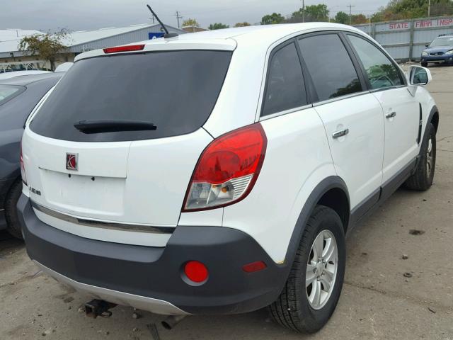 3GSCL33PX8S586391 - 2008 SATURN VUE XE WHITE photo 4