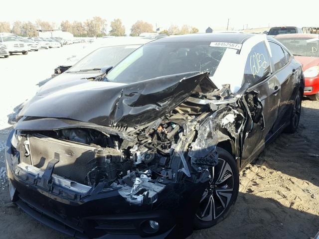2HGFC1F78GH650343 - 2016 HONDA CIVIC EXL BLACK photo 2