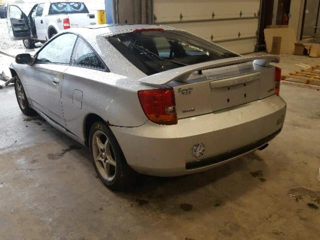 JTDDY32T510036481 - 2001 TOYOTA CELICA GT- SILVER photo 3