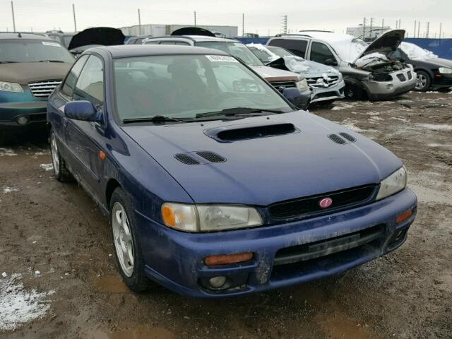 JF1GM6759YG400073 - 2000 SUBARU IMPREZA RS BLUE photo 1