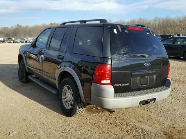 1FMZU62K82ZC55552 - 2002 FORD EXPLORER X BLACK photo 3