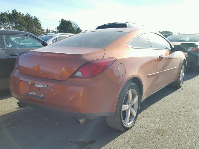 1G2ZM171664167713 - 2006 PONTIAC G6 GTP ORANGE photo 4