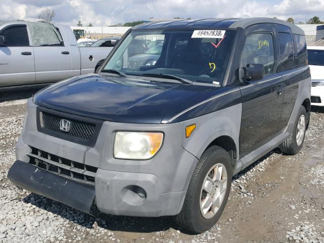 5J6YH18385L002742 - 2005 HONDA ELEMENT LX BLACK photo 2