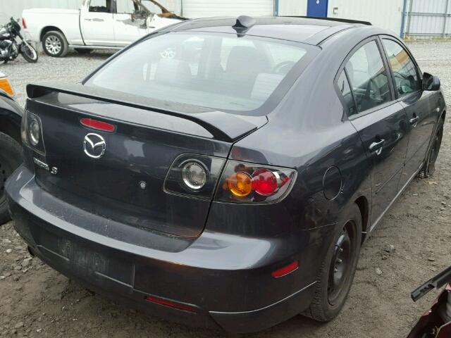 JM1BK123461440189 - 2006 MAZDA 3 S GRAY photo 4