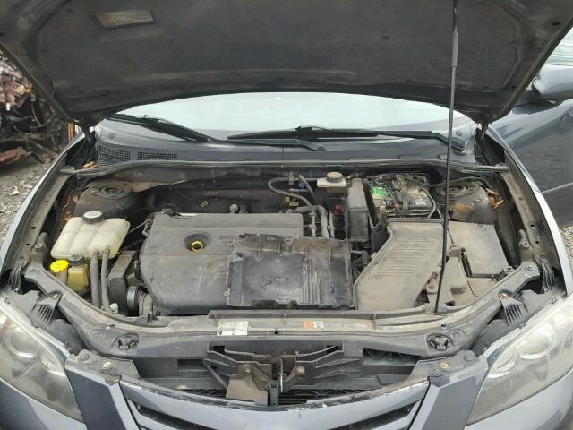 JM1BK123461440189 - 2006 MAZDA 3 S GRAY photo 7