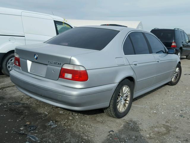 WBADT634X1CF10799 - 2001 BMW 530 I AUTO SILVER photo 4