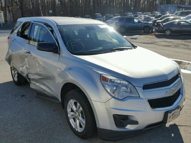 2GNFLCEK1C6369451 - 2012 CHEVROLET EQUINOX LS SILVER photo 1