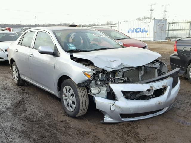 1NXBU4EE2AZ354312 - 2010 TOYOTA COROLLA BA SILVER photo 1