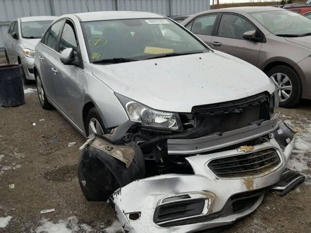 1G1P75SZ1F7185669 - 2015 CHEVROLET CRUZE SILVER photo 1