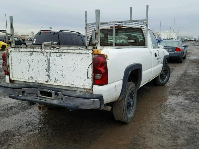 1GCGC24U53Z165878 - 2003 CHEVROLET SILVERADO WHITE photo 4