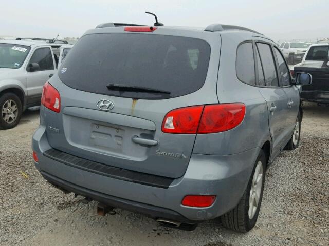 5NMSH13E88H154983 - 2008 HYUNDAI SANTA FE S GRAY photo 4