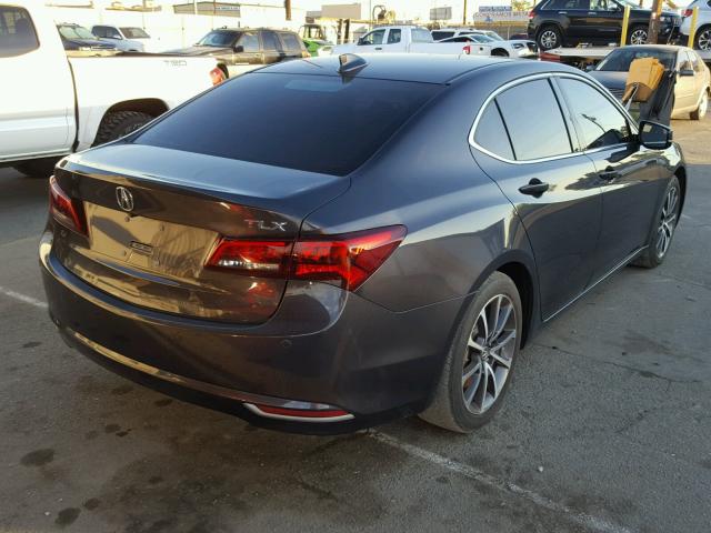 19UUB2F78FA000733 - 2015 ACURA TLX ADVANC GRAY photo 4