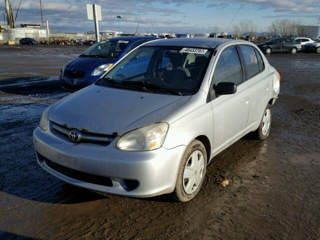 JTDBT123740334481 - 2004 TOYOTA ECHO SILVER photo 2