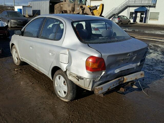 JTDBT123740334481 - 2004 TOYOTA ECHO SILVER photo 3